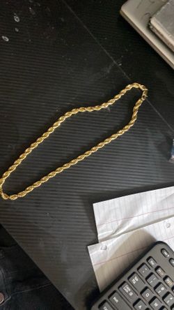 14k rope chain