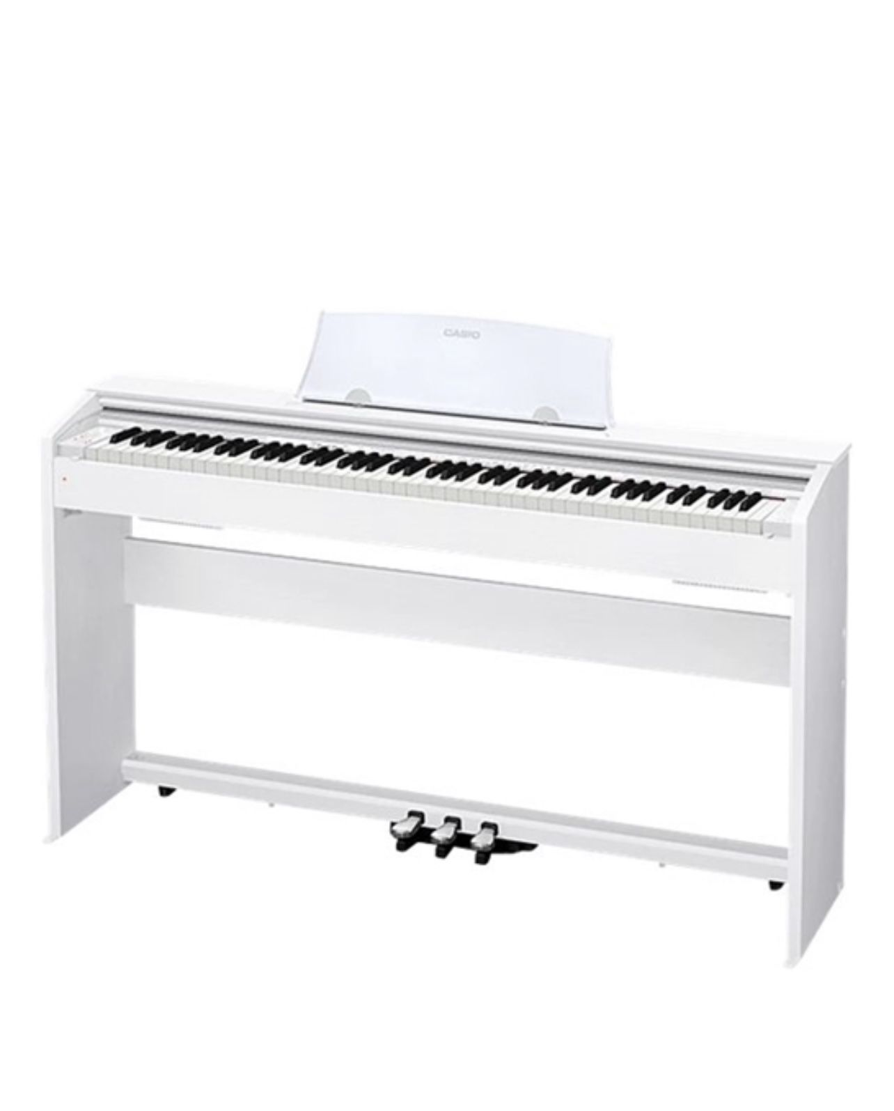 Casio Full Size Never Used  Keyboard White Piano 