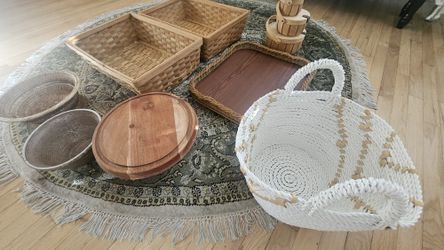 Baskets, Bowl , Tray Bundle