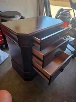 Side table with drawers
