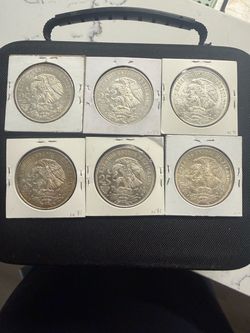 1968 Mexican Olympic .720 silver coins 25 Pesos