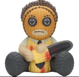 New in box! Leatherface Handmade by Robots Knit Figure