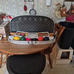 This A Vear Nice Croquet Set, Case. This Was Never Been Out Of The Case, Or Play With