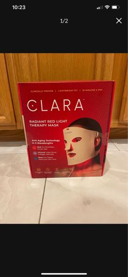 ✨ BRAND NEW – CLARA Radiant Red Light Therapy Mask (Sealed) ✨