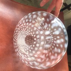 MCM Hand blown Glass