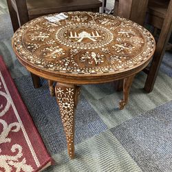 Round India Accent Table