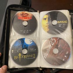 Movie Case With 97 Different Movies 