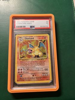 Pokemon Charizard Slab Psa 1