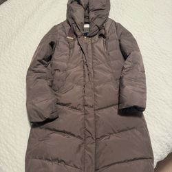 XS Brown Tahari Down Mix Jacket 