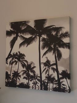 Beachy canvas art