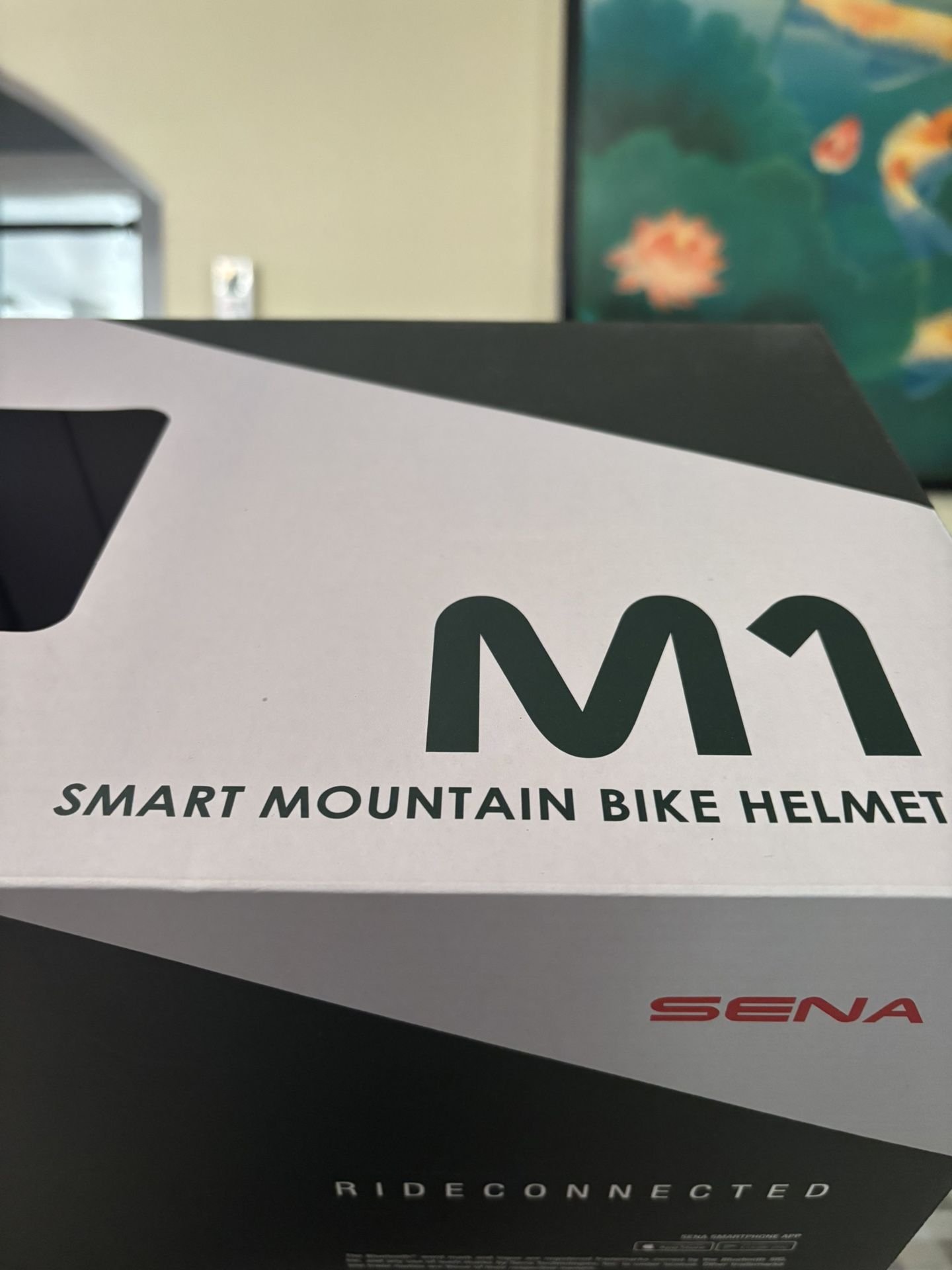 Sena Smart MTB Helmet M1 EVO Size M Matt Black Color for Men *NEW OTHER*