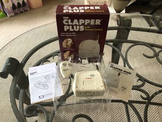 The Clapper Plus with Remote Control Wireless On/Off Light Switch - 