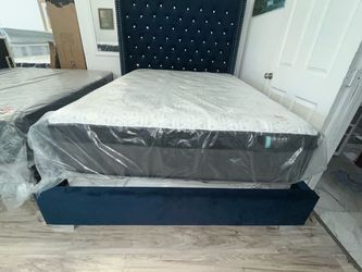 New 15” ultimate premium material Queen cooling gel PillowTop Hybrid Mattress 🔥$0 DOWN! Flexible Payments 🔥 Same day delivery 🚚