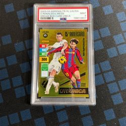 2023-24 Adrenalyn XL LaLiga C.Ronaldo/Messi Psa 9