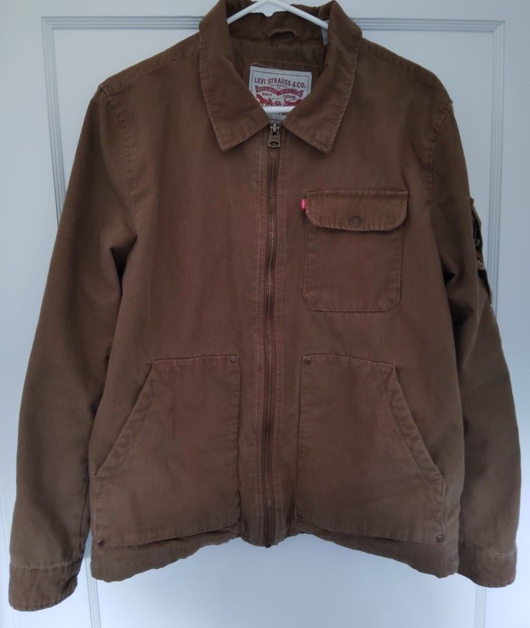 Levi's Khaki Jacket Mens Medium