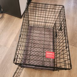 Medium Dog Crate With Bed