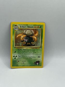 Pokemon Gym Heroes Erika’s Gloom Card #45