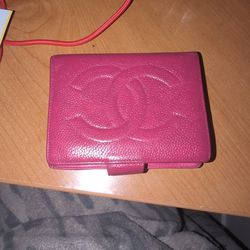 chanel coco mark wallet