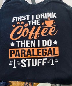 Paralegal Coffee Graphic T-Shirt