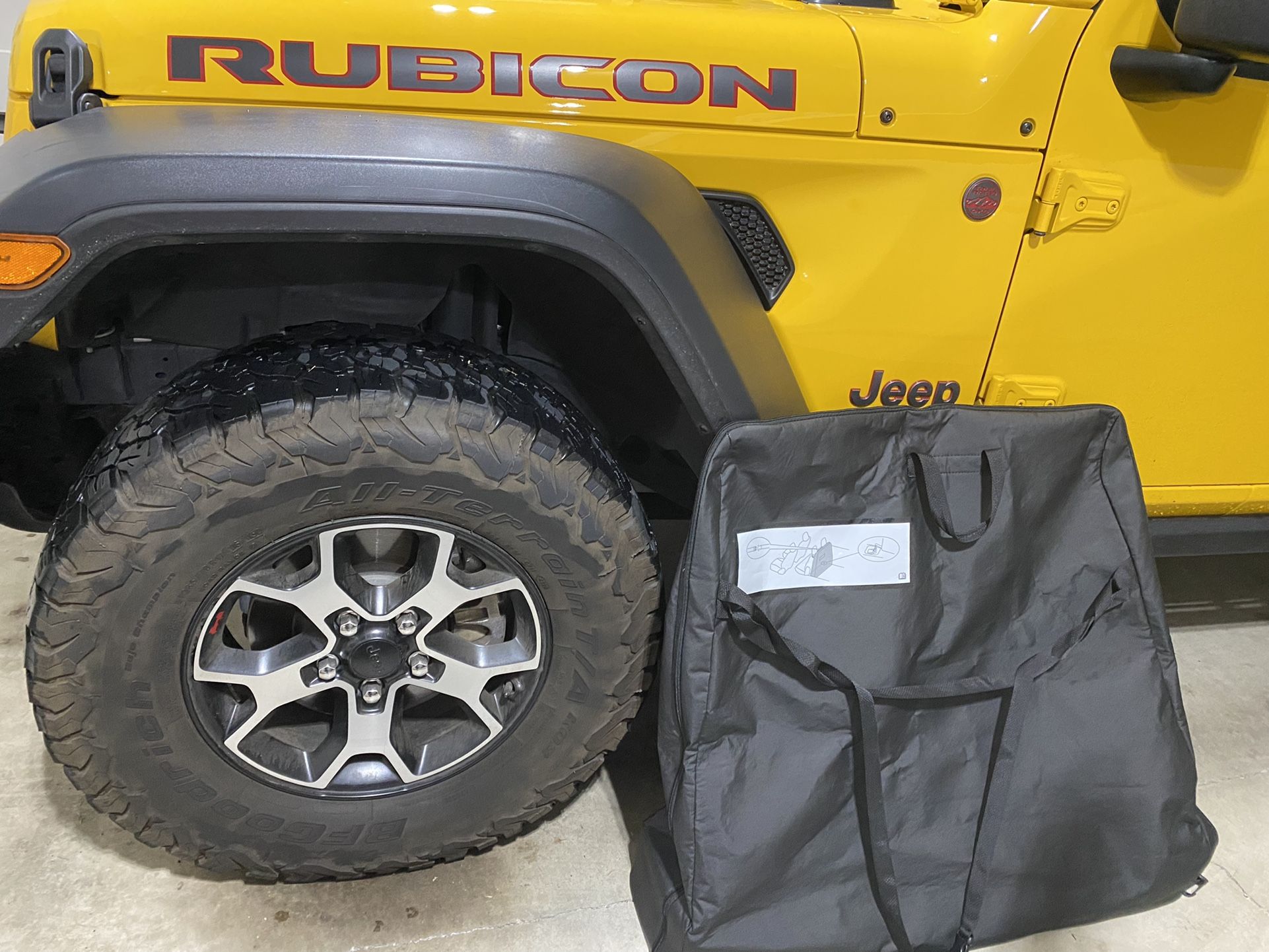 JEEP Accessory Mopar Hard Top Freedom Panels Storage Bag Black