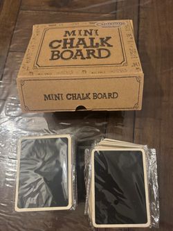 Mini Chalkboard Signs, 20 Pack Framed Small Chalk Board Food Labels with Easel Stand for Party Buffet or Wedding Celebration, Wooden Blackboard as Pla