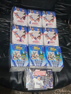 2026 Topps 75 Series 2 Baseball & Topps Archives! 2025 Topps Stadium Club Blaster Box! 10 Box Lot! New Sealed!