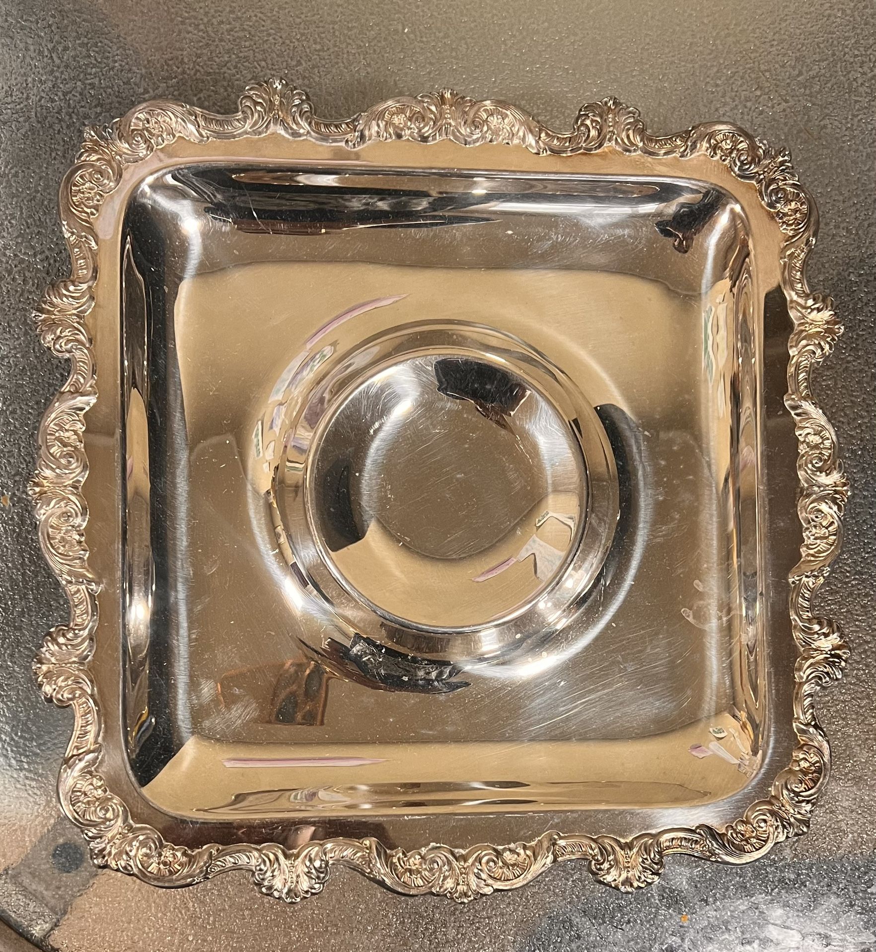 Antique Silver Tray