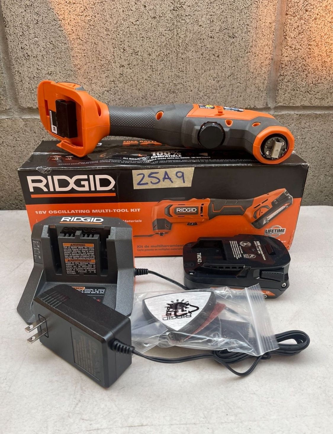 RIDGID 18V Oscillating Multi-Tool. #R86240