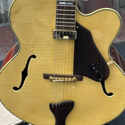 Jay Turser Custom Archtop Guitar Blonde Top W/Gig Bag