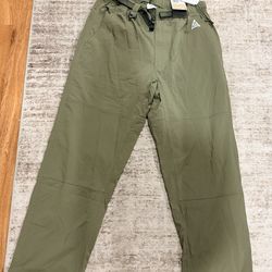 Nike ACG UV Hiking Pants Dark Stucco Vintage Green FN2450 053 MEDIUM NWT