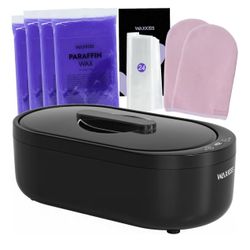  Paraffin Wax Machine for Hands - and feet  Small Size Hand Wax Paraffin Machine 2000ml With 3 packs of Paraffin Wax Kit Digital Display Screen for Pa