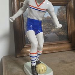 Porcelain Soccer Player