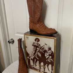 GRANO DE ORO collection real Leather western Cowboy boots Pull On