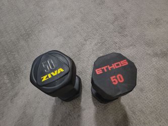 Two 50lb. Dumbells