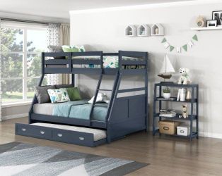 Traditional style space saving Bunk beds in various colors on promotion
