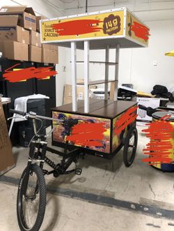 Market Food Vendor Beverage Bicycle