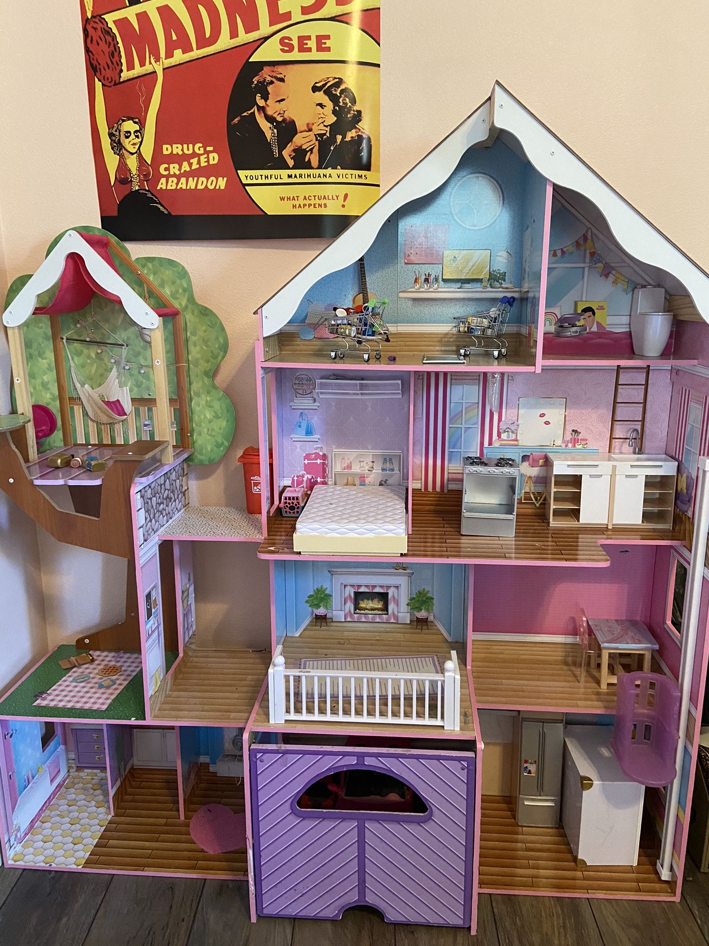 Treehouse Barbie Doll House