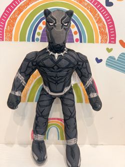 Marvel AVENGER BLACK PANTHER SOFT DOLL - 14 INCH