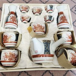 Vintage Japanese Kutani Tea Set