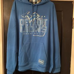 Detroit Lions New Era combine hoodie sweatshirt in size XL