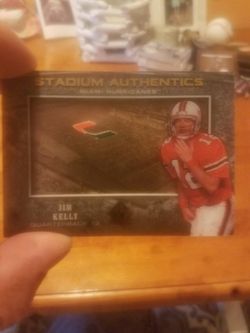 Jim Kelly stadium authentics card...mint