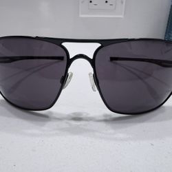 Oakley Black Plaintiff Squared Sunglasses