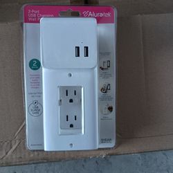 USB Charging Wall plate Aluratek