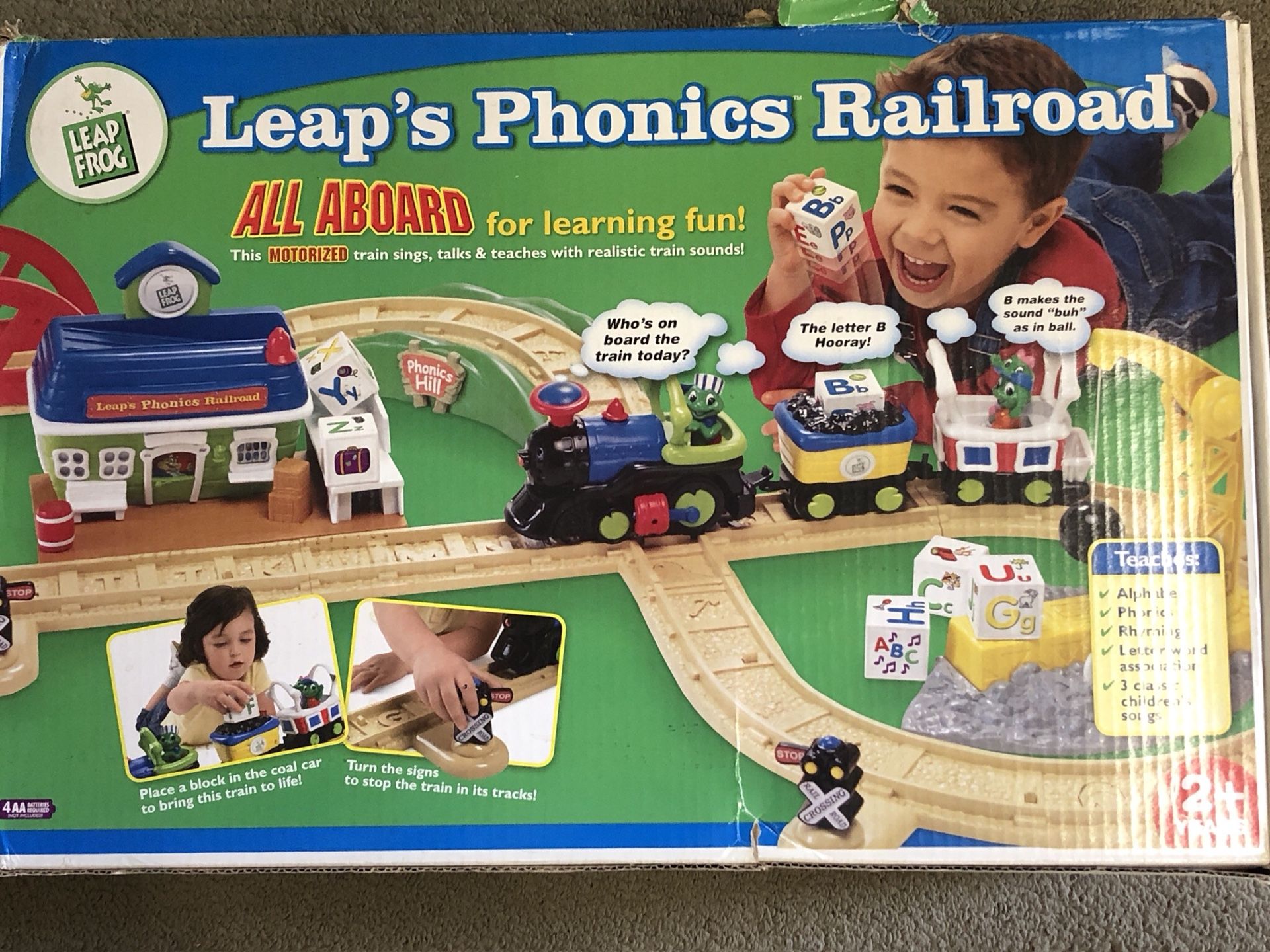 Leap's Phonics Railroad - Motorized Train, Alphabet Song - RETIRED