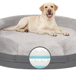 😀 Orthopedic Dog Bed for Large Dogs 10"TH Pet Dog Couch with Memory Foam, Split into 2 Dog Beds with Removable Washable Cover Pet Bed