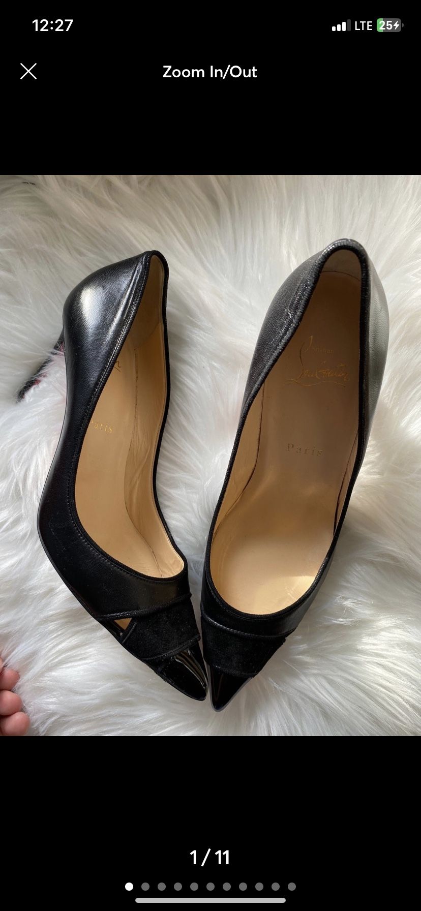 Christian Louboutin Hot leather heels size 38 US 7.5