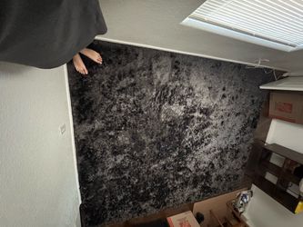 Dark gray rug