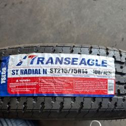 Brand new trailer tire size   ST 215 75 R 14 ,6 plys