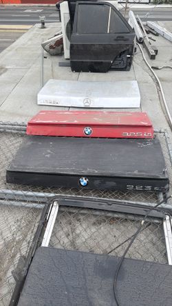 Bmw e30 trunk lids spoilers