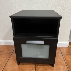 IKEA BRIMNES Nightstand Black